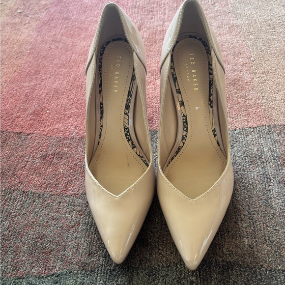 Ted Baker Shoes - New - Ted Baker Nude Patent Heels - Ted Sz 40/US 9
